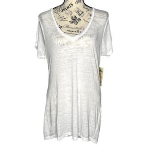 Threads 4 Thought X-LARGE T4T Triblend V-Neck Semi Sheer Short Sleeve Tee